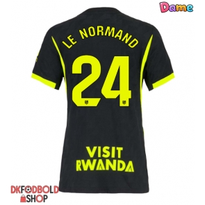 Atletico Madrid Robin Le Normand #24 Udebanetrøje Dame 2026-27 Kort ærmer Atletico Madrid Robin Le Normand #24 Udebanetrøje Dame 2026-27 Kort ærmer